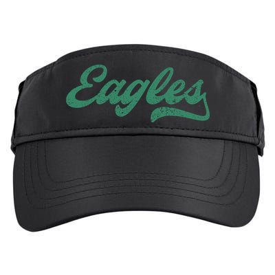 Eagles Vintage Retro Adult Drive Performance Visor