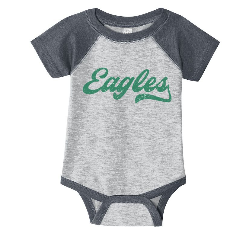 Eagles Vintage Retro Infant Baby Jersey Bodysuit