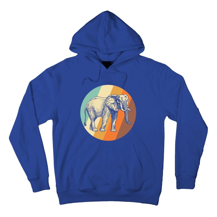 Elephant Vintage Retro Elephant Gift Hoodie