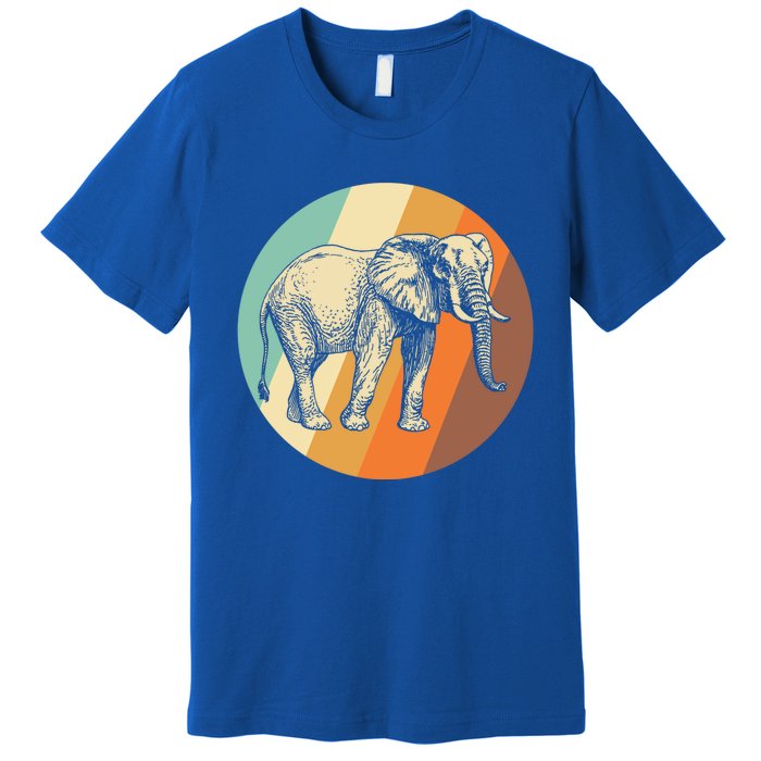 Elephant Vintage Retro Elephant Gift Premium T-Shirt