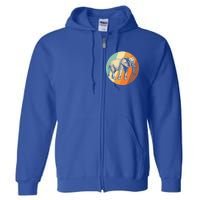 Elephant Vintage Retro Elephant Gift Full Zip Hoodie