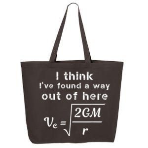 Escape Velocity Rate Of Change Gravity Physics Lover Gift 25L Jumbo Tote