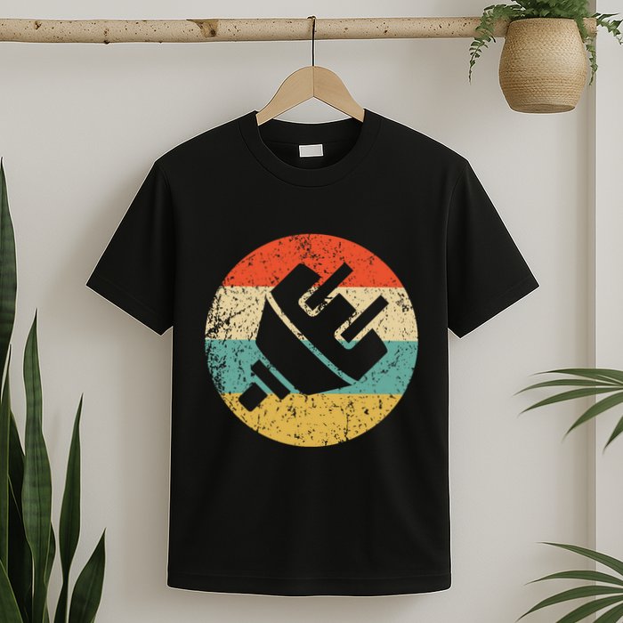 Electrician Vintage Retro Electric Plug T-Shirt