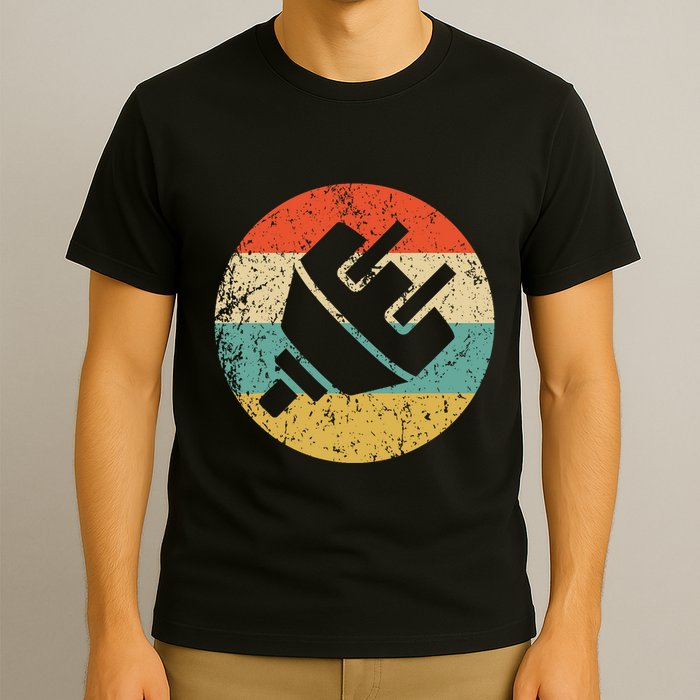 Electrician Vintage Retro Electric Plug T-Shirt