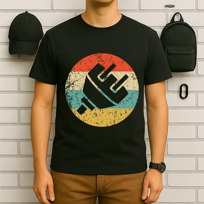 Electrician Vintage Retro Electric Plug T-Shirt