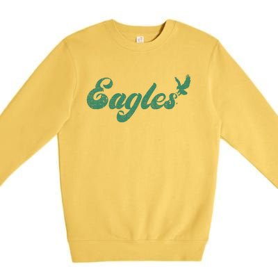 Eagles Vintage Retro Premium Crewneck Sweatshirt