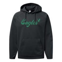 Eagles Vintage Retro Performance Fleece Hoodie