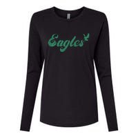 Eagles Vintage Retro Womens Cotton Relaxed Long Sleeve T-Shirt