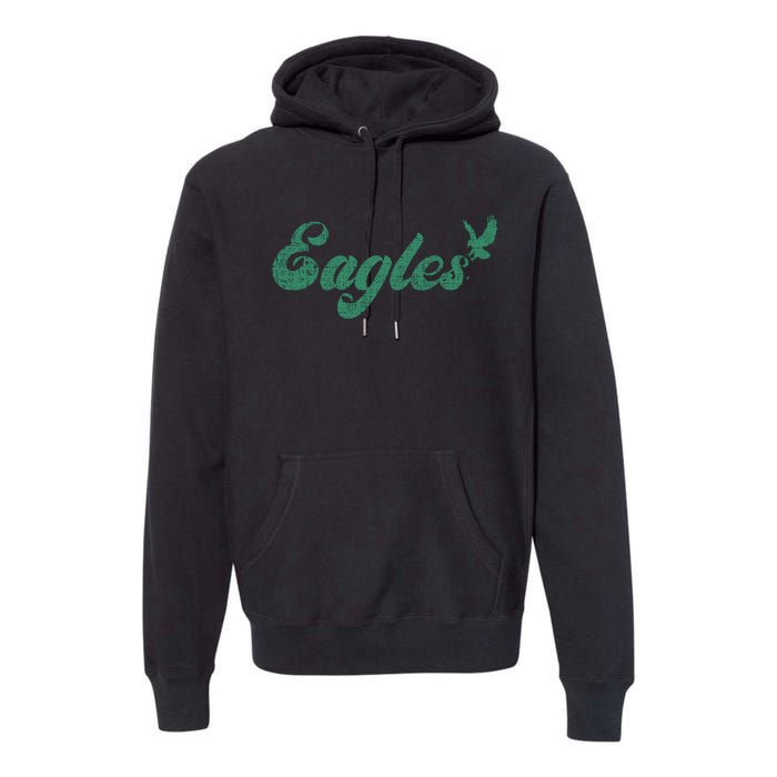 Eagles Vintage Retro Premium Hoodie