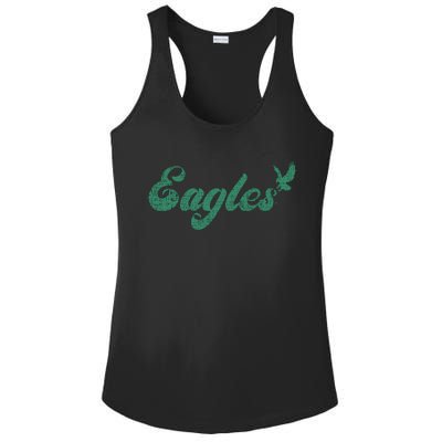 Eagles Vintage Retro Ladies PosiCharge Competitor Racerback Tank