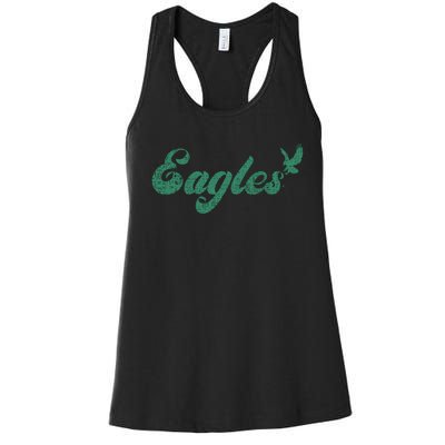 Eagles Vintage Retro Women's Racerback Tank