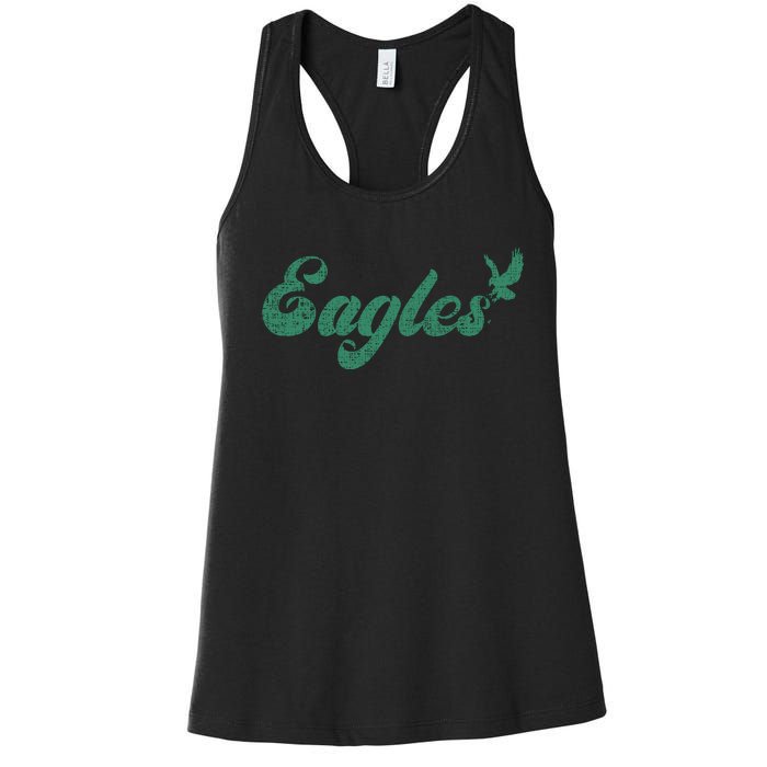 Eagles Vintage Retro Women's Racerback Tank