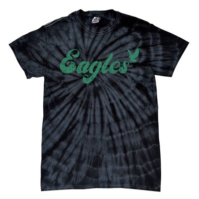 Eagles Vintage Retro Tie-Dye T-Shirt