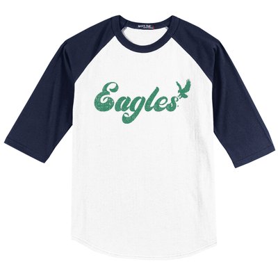 Eagles Vintage Retro Baseball Sleeve Shirt