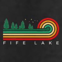 Evergreen Vintage Stripes Fife Lake Michigan Golf Towel