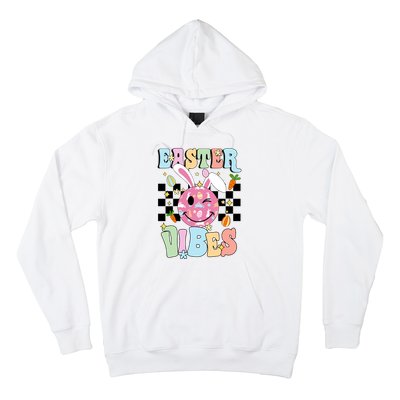 Easter Vibes Smiles Happy Face Bunny Happy Easter Hoodie