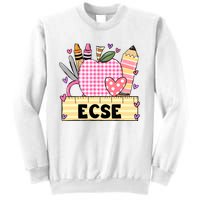 ECSE Valentine S Day Teacher Frame Sweatshirt