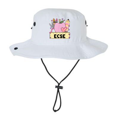 ECSE Valentine S Day Teacher Frame Legacy Cool Fit Booney Bucket Hat