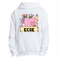 ECSE Valentine S Day Teacher Frame Urban Pullover Hoodie