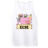 ECSE Valentine S Day Teacher Frame PosiCharge Competitor Tank