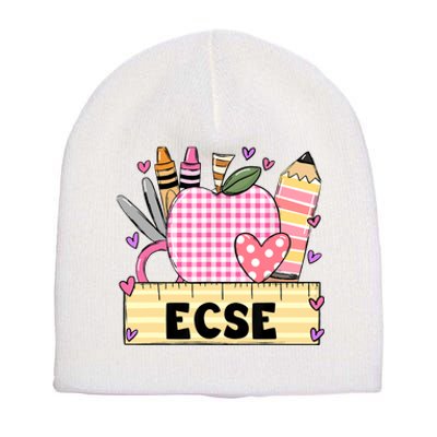 ECSE Valentine S Day Teacher Frame Short Acrylic Beanie