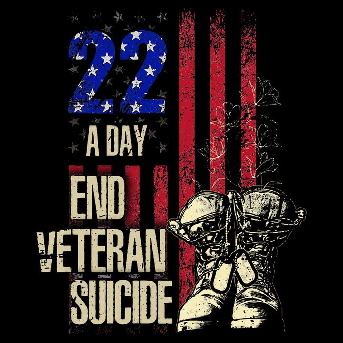 End Veteran Suicide Awareness 22 A Day Patriotic Us Flag Impact Tech Backpack
