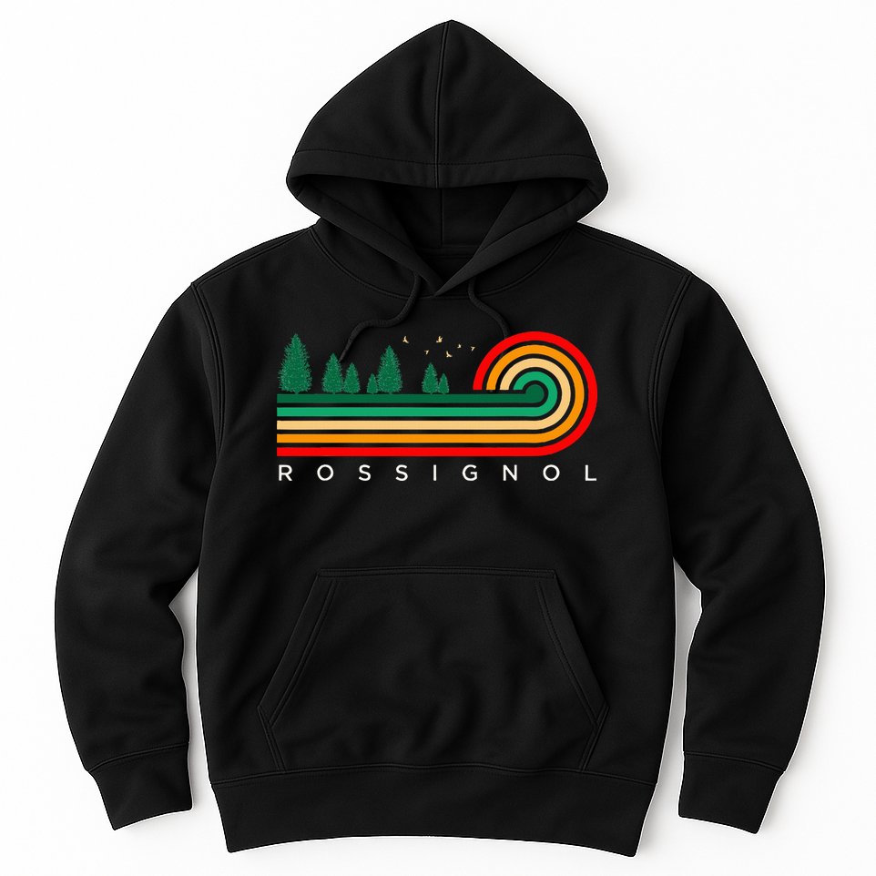Evergreen Vintage Stripes Rossignol Louisiana Hoodie