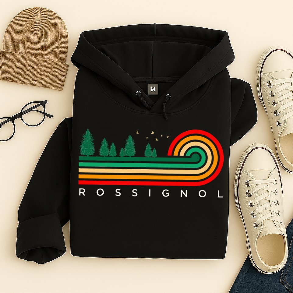 Evergreen Vintage Stripes Rossignol Louisiana Hoodie