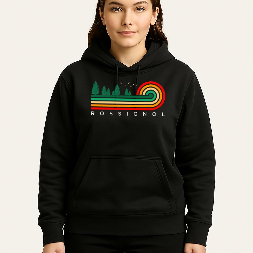 Evergreen Vintage Stripes Rossignol Louisiana Hoodie