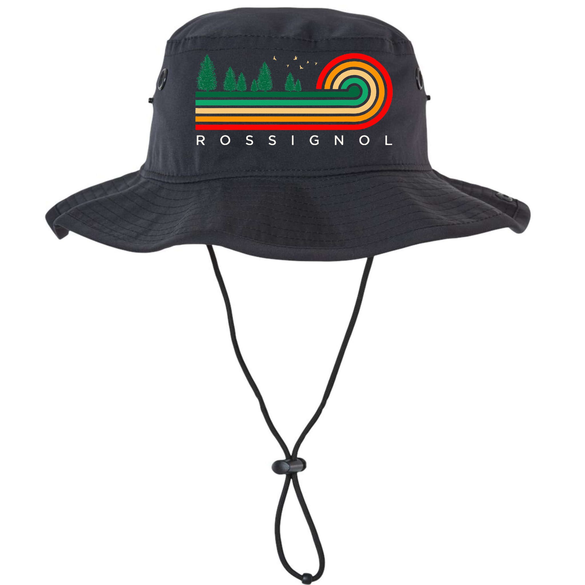 Evergreen Vintage Stripes Rossignol Louisiana Bucket Hat