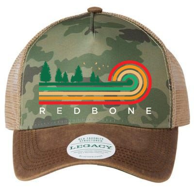 Evergreen Vintage Stripes Redbone Mississippi Legacy Tie Dye Trucker Hat