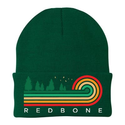 Evergreen Vintage Stripes Redbone Mississippi Knit Cap Winter Beanie