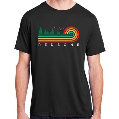 Evergreen Vintage Stripes Redbone Mississippi Adult ChromaSoft Performance T-Shirt