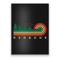 Evergreen Vintage Stripes Redbone Mississippi Poster
