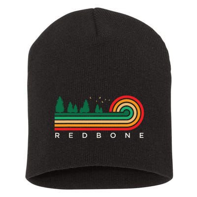 Evergreen Vintage Stripes Redbone Mississippi Short Acrylic Beanie