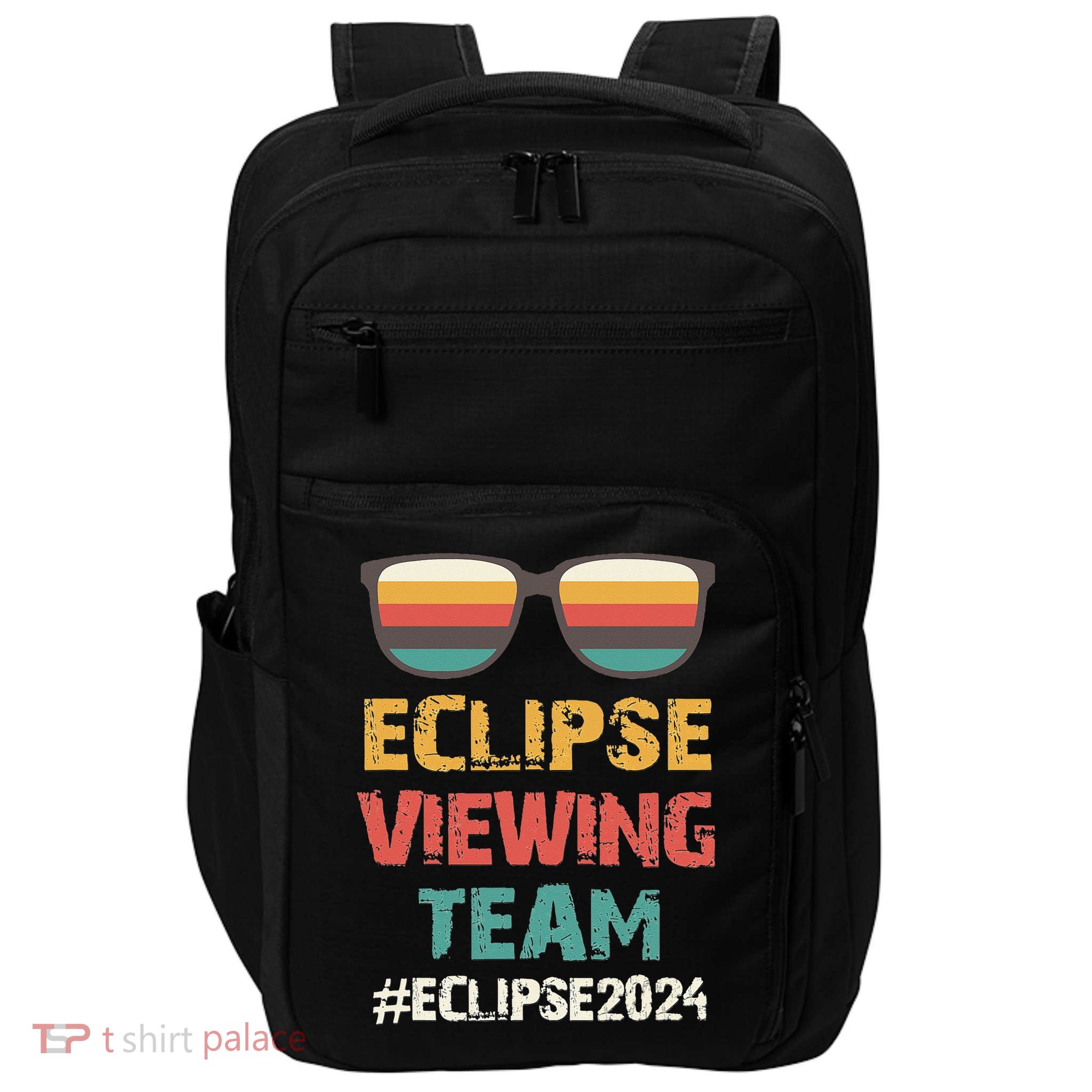 Eclipse Viewing Team Sunglasses Vintage Impact Tech Backpack