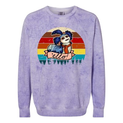 Ello Vintage The Worm Colorblast Crewneck Sweatshirt