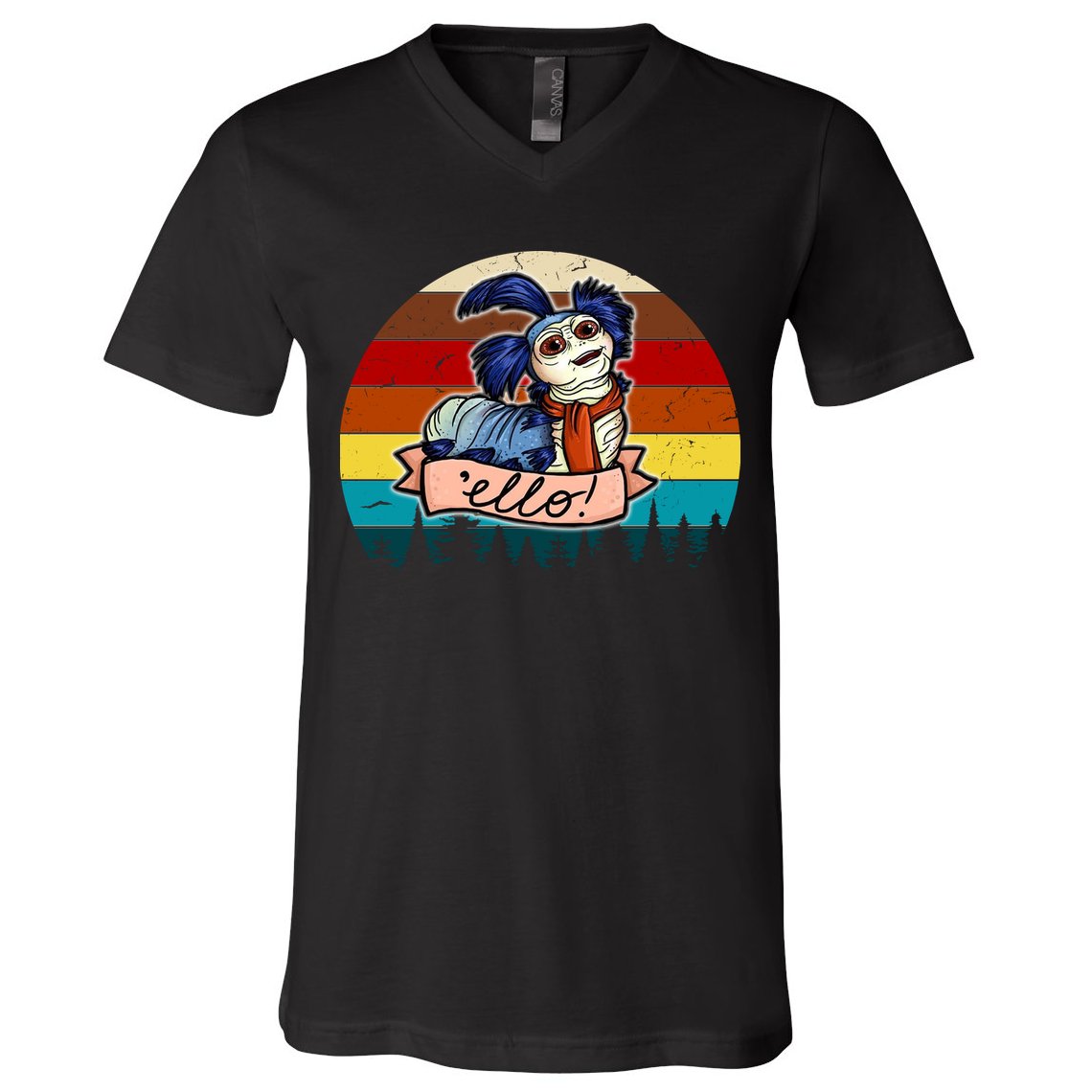 Ello Vintage The Worm V-Neck T-Shirt
