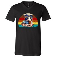 Ello Vintage The Worm V-Neck T-Shirt