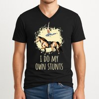 Equestrian Vaulting Vault V-Neck T-Shirt