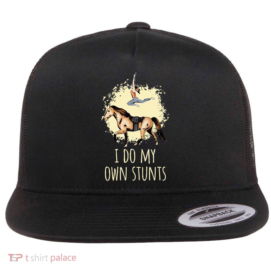 Equestrian Vaulting Vault Flat Bill Trucker Hat