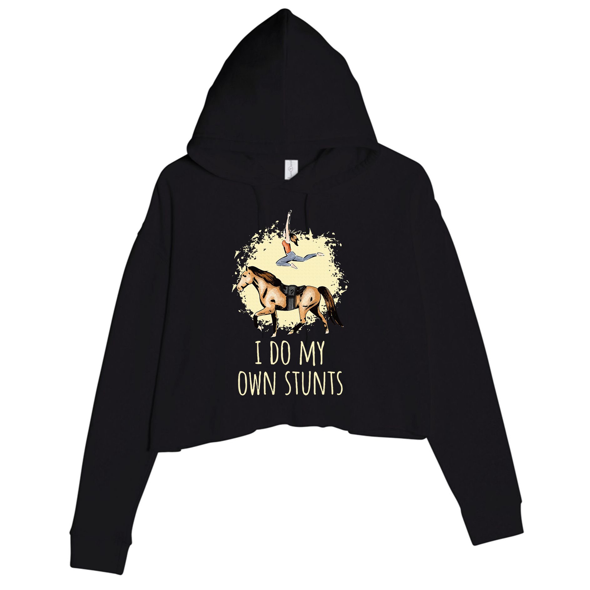 Equestrian Vaulting Vault Crop Fleece Hoodie
