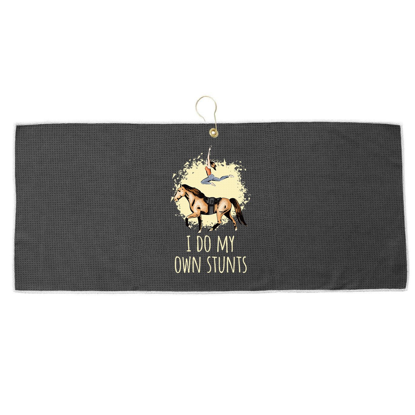 Equestrian Vaulting Vault Large Microfiber Waffle Golf Towel