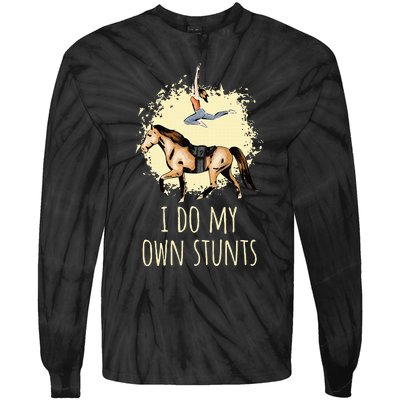 Equestrian Vaulting Vault Tie-Dye Long Sleeve Shirt