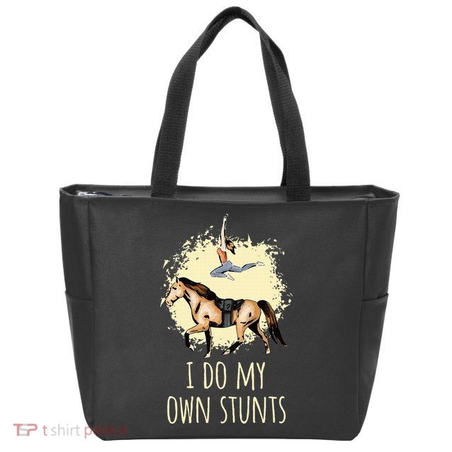 Equestrian Vaulting Vault Zip Tote Bag