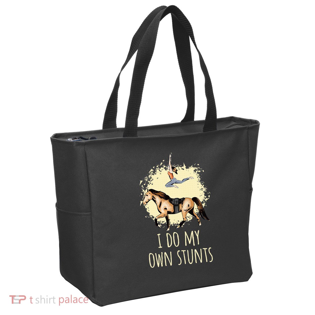 Equestrian Vaulting Vault Zip Tote Bag