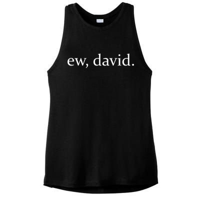 Ew, David Ladies PosiCharge Tri-Blend Wicking Tank