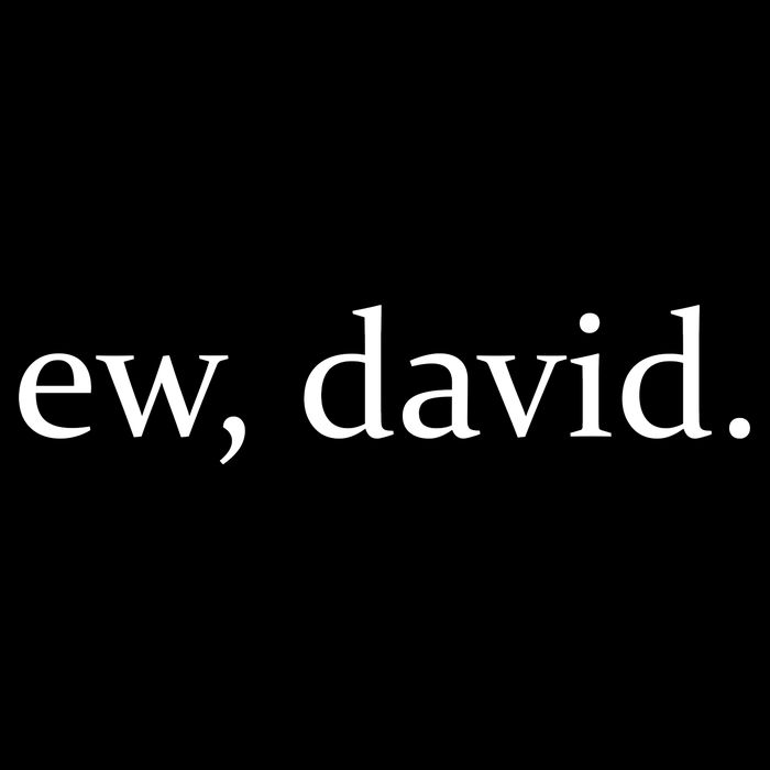 Ew, David Backpack