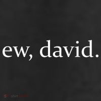 Ew, David 11oz C Handle Ceramic Mug