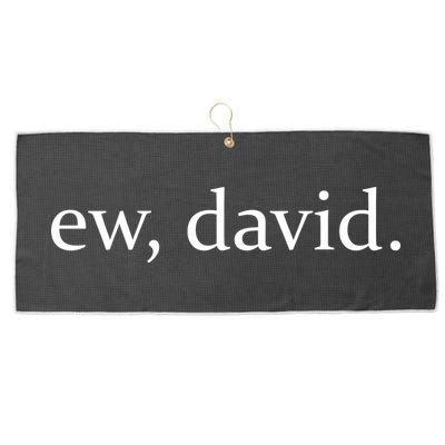 Ew, David Large Microfiber Waffle Golf Towel